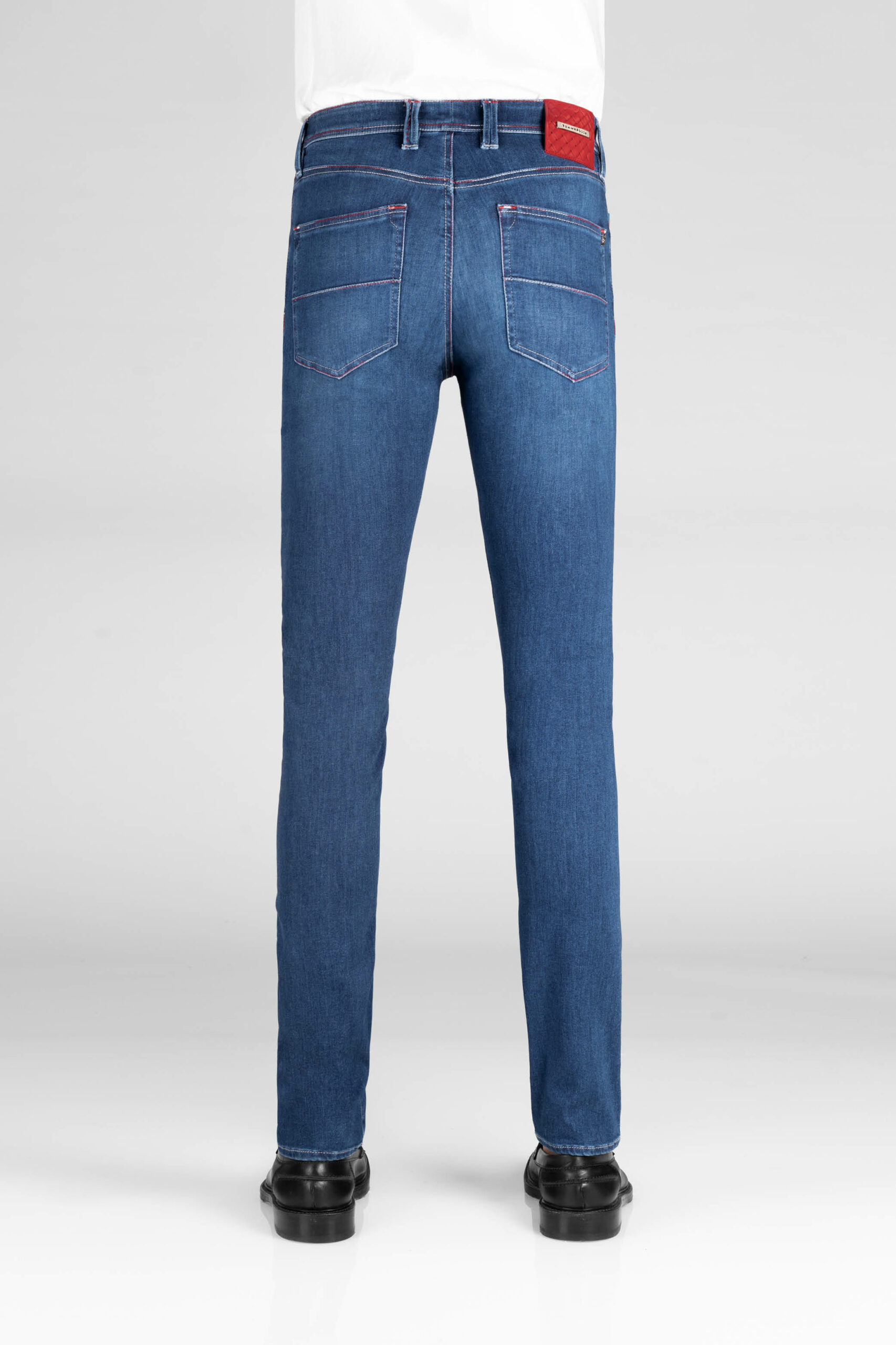Tramarossa džinsai SS23 – LEONARDO ZIP SS – Coloured Stitch - Image 4