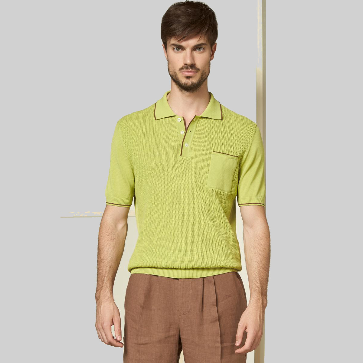 Gran Sasso polo marškinėliai trumpomis rankovėmis - Image 4