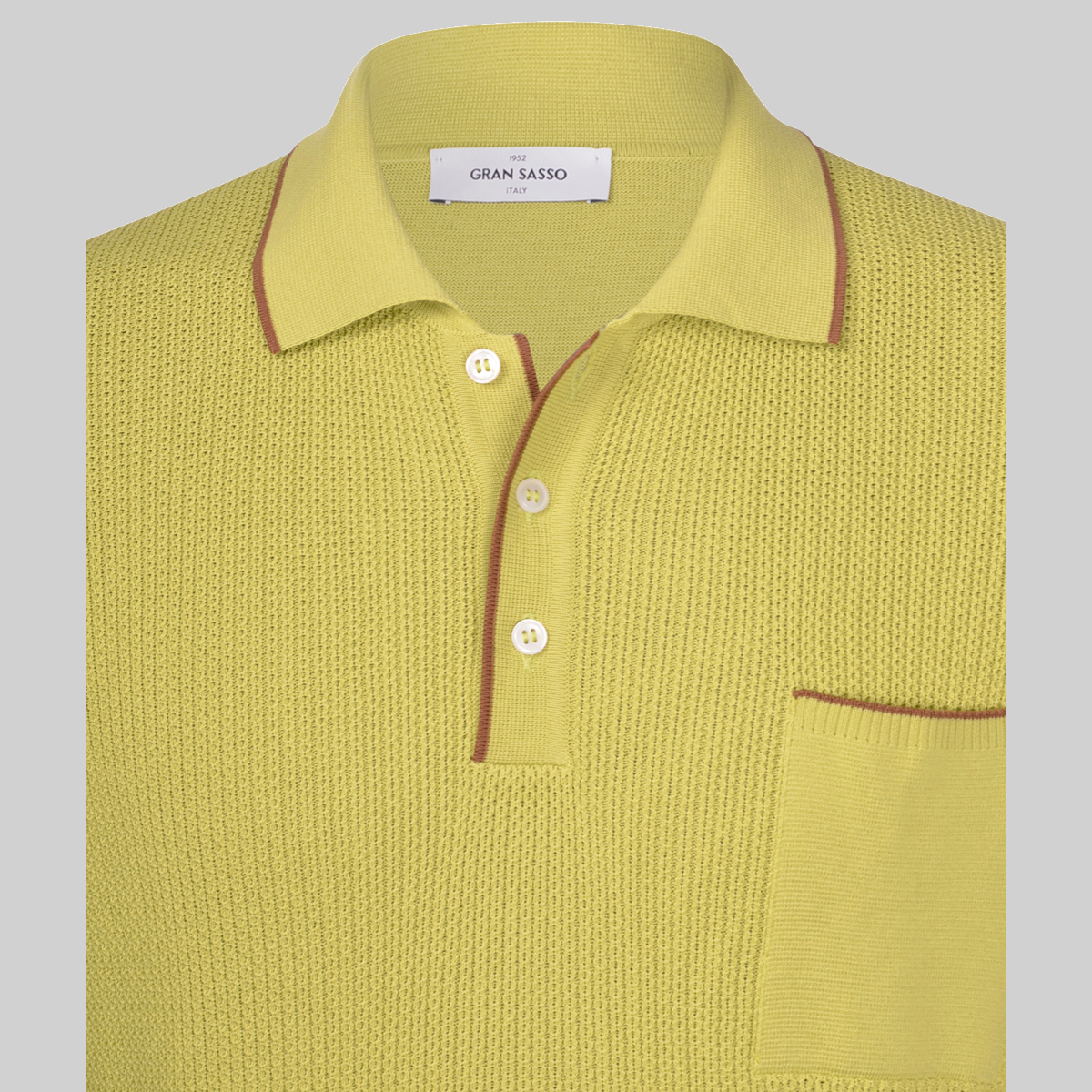 Gran Sasso polo marškinėliai trumpomis rankovėmis - Image 3